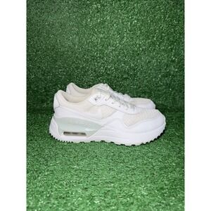Nike Air Max System Kids Size 4.5Y White Walking Shoes Comfort Running Sneakers